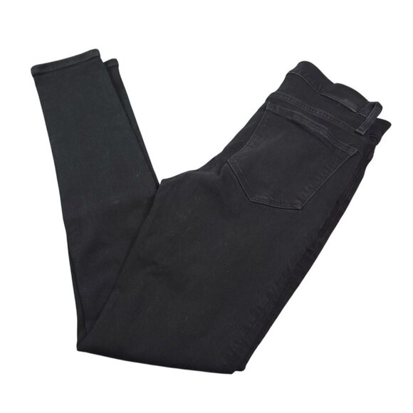 Madewell Denim - Madewell Womens Roadtripper Ankle Jeans 27T Mid Rise Black Denim Stretch